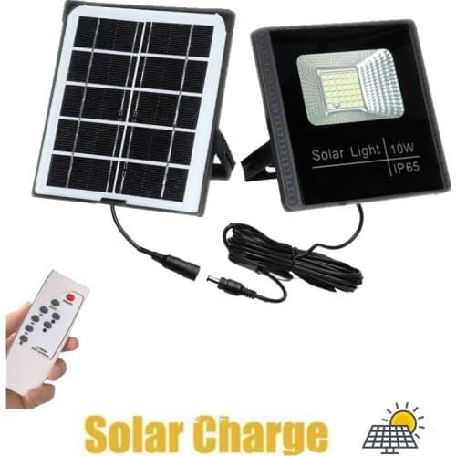 51leds solar Lights Power smart on at night Outdoor Powered Wireless Waterproof Exterior Security Wall floodlight remote timer c