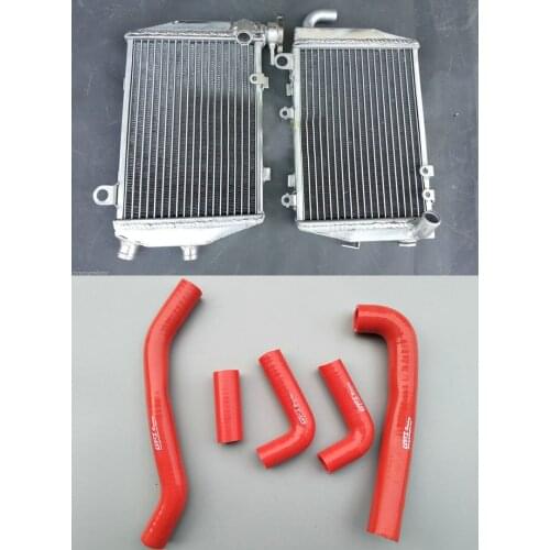 Aluminium Radiator & Silicone Hose For 2000-2001 Honda VTR 1000 SP1 RC51 RVT1000R RVT1000 R Left & Right KIT 00 01