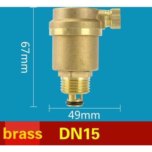 Brass /Stainless steel Automatic Air Vent Valve DN15 DN20 DN25 Exhaust Valve for Solar Water Heater Pressure Relief Values