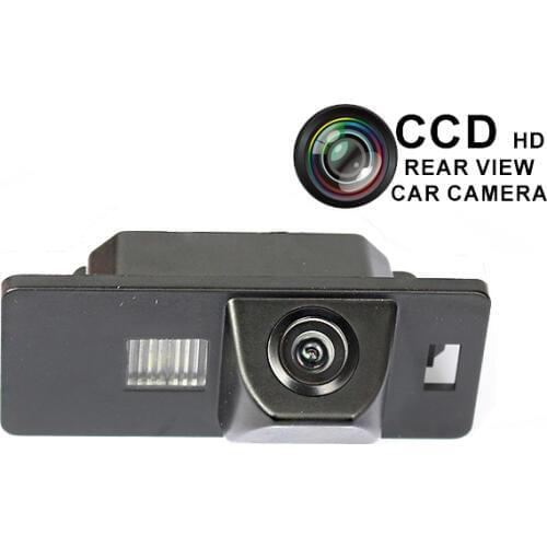 Car Reversing Rear View Camera for AUDI A1 A4 (B8)A5 S5 Q5 TT VW PASSAT R36 HD Wide Angle Parking Assist Line Backup CCD Camera