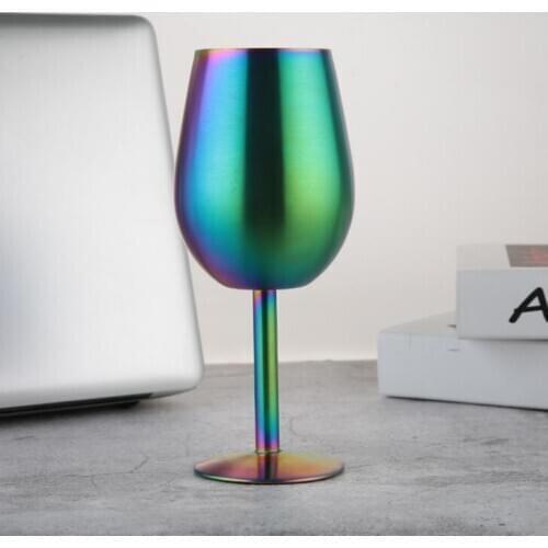 Quevinal 50pcs 12oz Wine Glasses Egg Cups Wine Tumbler Double Wall Stainless Vacuum Insulated Tumbler Beer Coffee Cocktail Cups