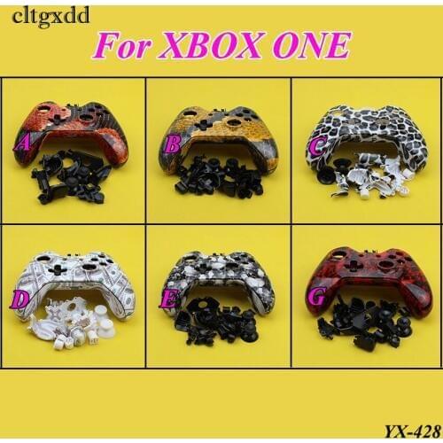 Cltgxdd for Xbox One Game Controller shell case housing Replacement Custom Controller Shell Mod Kit + Buttons with inner support