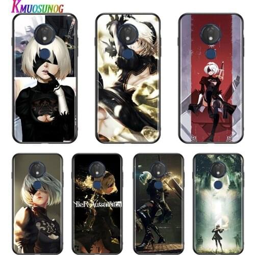 Nier Automata Anime For Motorola E7 Edge G Stylus 5G G8 G9 Play Power Lite One Huper Marco Fusion Plus Phone Case