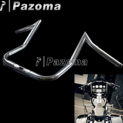For Harley Touring Street Glide Road King Batwing Fairing Handlebar 12" Bagger Sweeper 14" Handlebar FLH FLHT FLHC 16" APE Bar