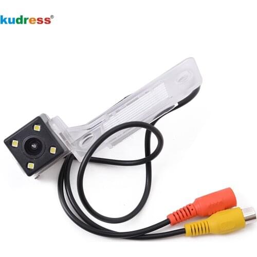 For Volkswagen vw Tiguan 2009-2012 2013 2014 2015 2016 Car Rearview Camera Backup Reverse Rear View Cameras 4 LED Night Vision