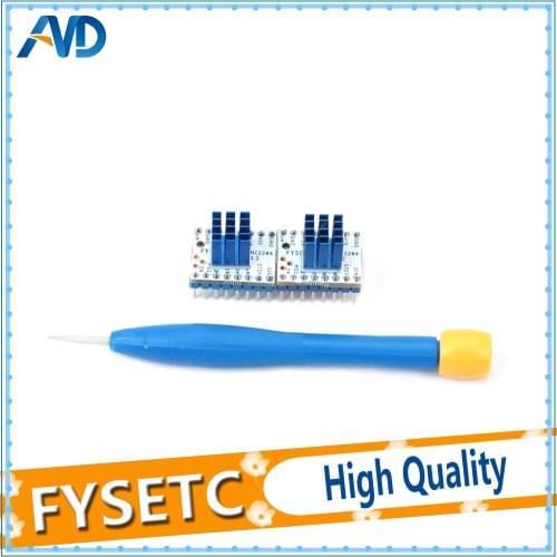 1pc TMC2208 v1.2 Stepping Motor Mute Driver Stepstick Power Tube Built-in Driver Current 1.4A Peak Current 2A Replace TMC2100