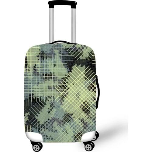 Elastic Luggage Protective Cover Case For Suitcase Protective Cover Trolley Cases Covers 3 Travel Accessories Camouflage Pattern