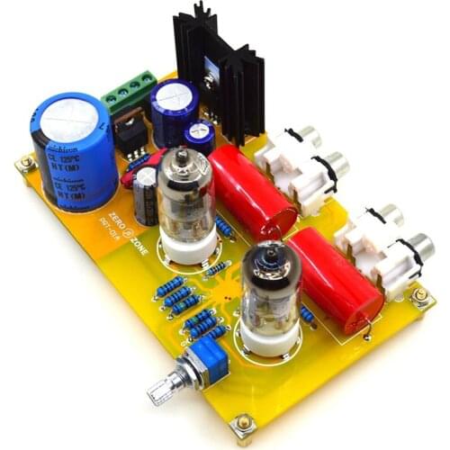 GZLOZONE Free shipping PRT01A-6J1 Class A Stereo Tube Audio PRE Preamplifier Finished Board