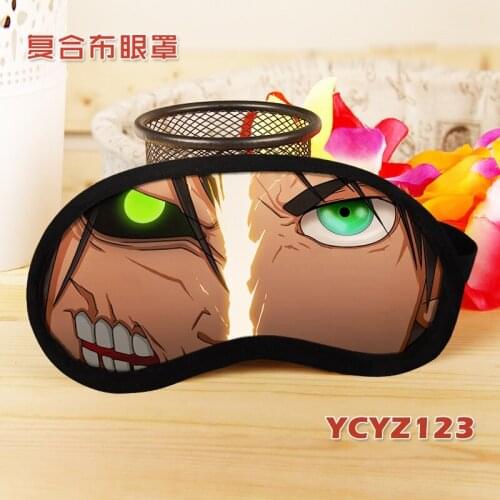 IVYYE Attack on Titan Fashion Anime Party Decorations Eyeshade Portable Eyepatch Eye Cover Travel Sleeping Unisex Gifts New
