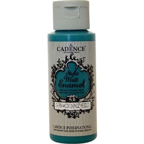 Cadence Style Mat Enamel Glass Paint 354-Açık Sea Green 59ml