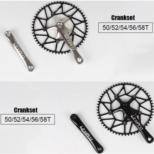 Litepro Folding Bike 170mm Crankset 130bcd Cycling Bicycle Chain-rings Crank Set 50-58t