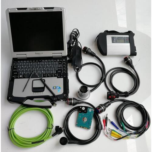 MB Star C4 SD C4 V12/2020 Software X WIS DTS OBD 2 Code Reader Used Laptop CF-30 CF30 and 320GB HDD for Auto diagnosis Tool
