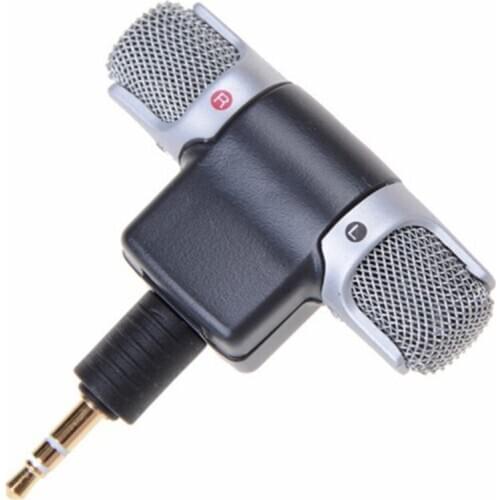 Mini Jack Microphone Stereo Mic for Recording Mobile Phone Studio Interview Microphone Smartphone Laptops PC for Iphone Android