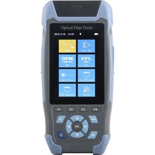Mini Fiber OTDR 9 functions in 1 Handheld with VFL OPM OLS+ RJ45 Ethernet Network cable testCable Sequence Distance Tracker
