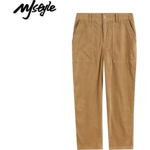 Мужские вельветовые брюки MJ STYLE China At AliExpress