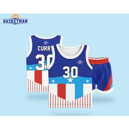 Full Sublimation Basketball Uniform For Boys Girls Sportwear USA Letter Prints Jerseys Sports Training Quick Dry Kids Tracksuits