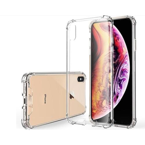 Transparent Silicon Case For iphone X 11 Pro Back Protect Cover Protect Case For iphone XS XR XS MAX 6 7 8 6 Pus 7Plus 6S