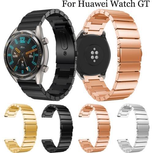 New 22mm Metal Watchband For Huawei Watch GT2 Bracelet For Samsung Galaxy 46mm Gear S3 Wrist Band Strap Amazfit 2 Quick install