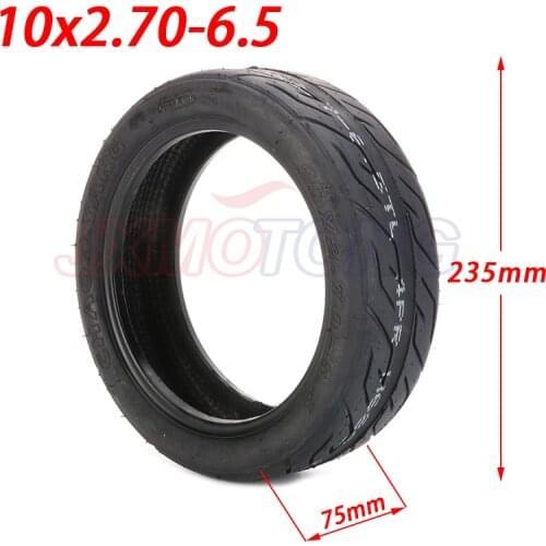 10x2.70-6.5 Vacuum Tyres 10 Inch Vacuum Tires for Electric Scooter Balanced Scooter Accessory