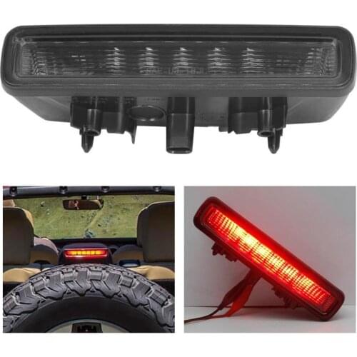 VODOOL Car Styling LED 3rd Brake Light High Mount Stop Signal Lamp Parking Warning Light Taillight For Jeep Wrangler JL 2018-19