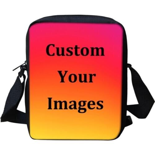 Custom Your Image/Logo 3D Print Women Messenger Bags Luxury Small Crossbody Bag for Ladies Shoulder Bag Girls Handbag Feminina