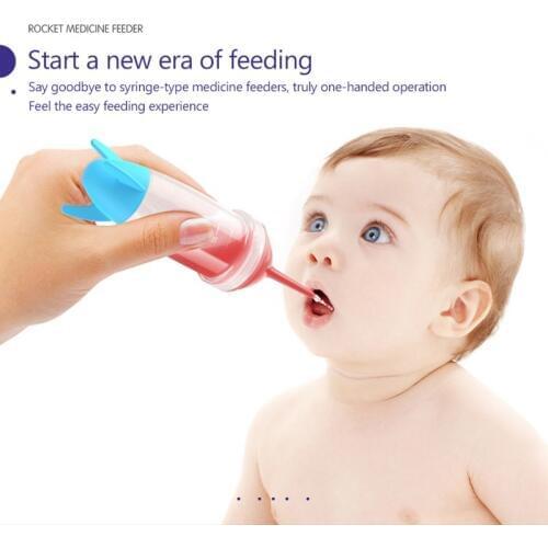 30ML Rocket Medicine Feeder Baby Feeding Water Feeding Milk Squeezable Tube Type Food Supplement Medicine Feeder4