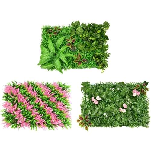 40*60CM Artificial Balcony Green Leaf Fence Roll Up Panel Ivy Privacy Garden Fence Backyard Home Decor Rattan Plants Wall