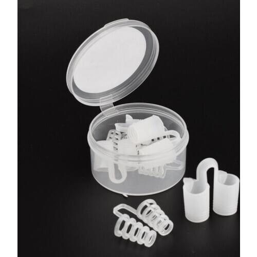 8Pcs/set Healthy Sleeping Care Stop Snoring Anti Snore Apnea Nose Clip Anti-Snoring Sleeping Aid