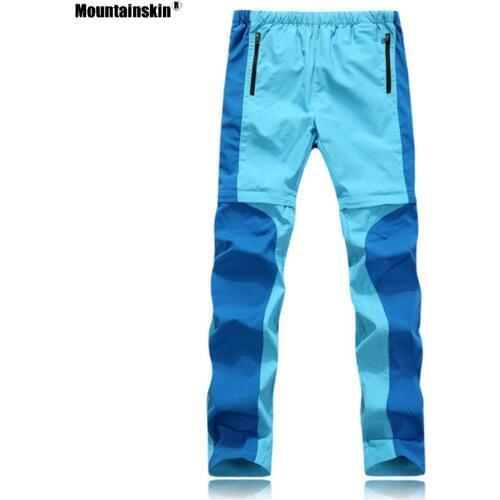 Mountainskin Women Summer Quick Dry Removable Pants Sport Outdoor Ultra Light Breathable Camping Trekking Fishing Trousers VB087