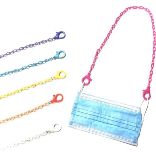 Colorful Womens Neck Chain for Glasses Cuelga Cadena Para Gafas Cordon Mask Strap Cord Anti-lost Lanyard Glasses Mask Chains