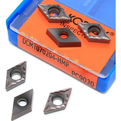 DCMT070204 HMP PC9030 High Quality Blade Original Internal Turning tool DCMT 070204 Carbide Insert Machining Stainless Steel
