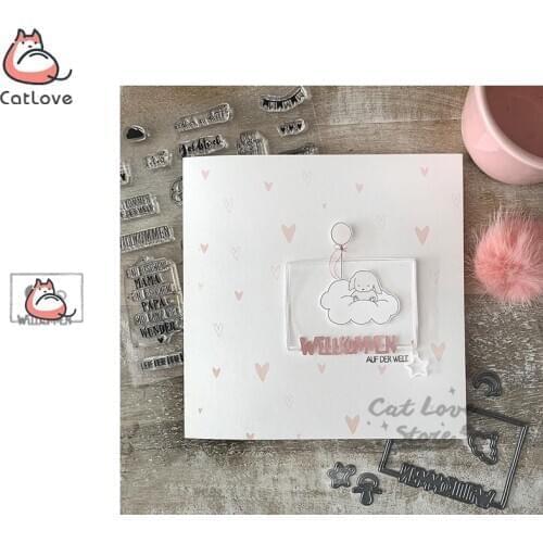 Baby Frame Metal Cutting Dies Scrapbooking Stencil Die Cuts Card Making DIY Decorative Craft Embossing New Dies For 2020