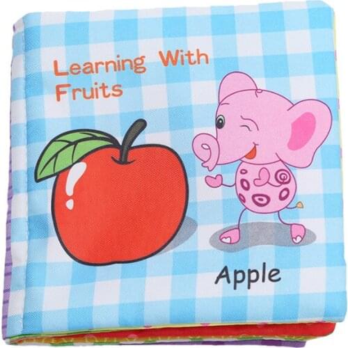 Baby Toys 8/10pages Animal Cloth Book Rattles Mobiles Newborn Stroller Hanging Toy Puzzle Educational Bebe Baby Toys Oyuncak