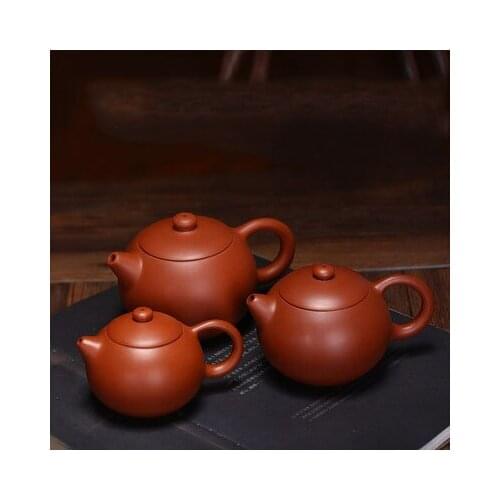 110-290ml Yixing Teapot Tea Pot filter Xishi Pot Beauties Handmade Purple Clay Teaware customized Gifts Drinkware Set Drink Puer