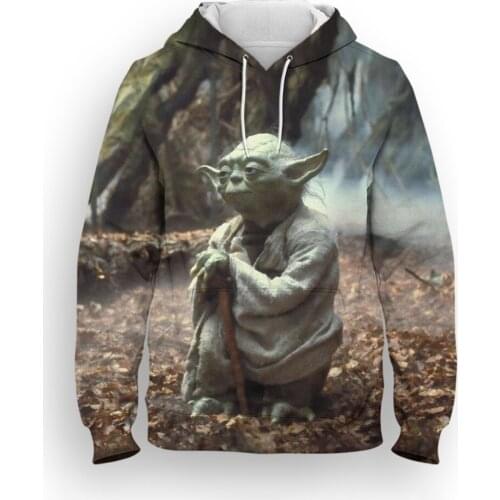 Master Yoda Men Sweetshirts Spring Fashion Marvel 3D Print Boy Girl Kids Hoodies Harajuku Oversized Womens Pullovers