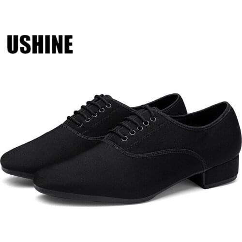 BD61 Black Oxford Outdoor/Indoor 2.5cm heeled Jazz Modern Shoes Zapatos De Salsa Ballroom Latin Dance Shoes Men