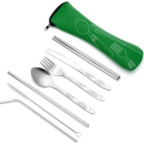 Stainless Steel Dinnerware Set Black Gold Cutlery Spoon Fork Knife Western Cutleri Silverware tableware Set Supplies