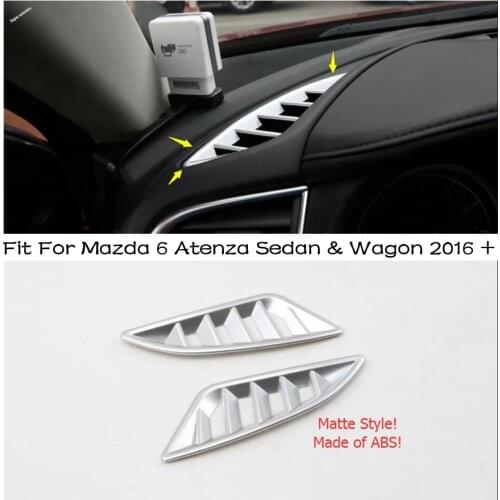 Lapetus For Mazda 6 Atenza Sedan & Wagon 2016 2017 ABS Accessories Interior Dashboard Air Conditioning AC Outlet Vent Cover Trim