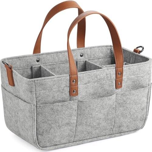 Baby Diaper Caddy Organizer Portable Holder Shower Basket Portable Nursery Storage Bin Car Storage Basket For Wipes Toys Tote Ba