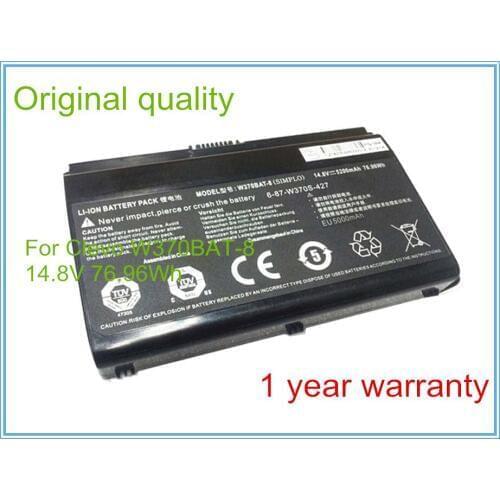 Original Laptop Battery For W370BAT-8 Sager NP6350 NP6370 NP7370 NP7352 NP7355 NP7358 NP7378 Series