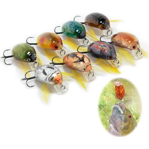 Cicada Bait Fishing Lure Insect Lure Sea Beetle Crank Suspending Bionic Artificial Hard Baits Swimbait Fishing Tackles