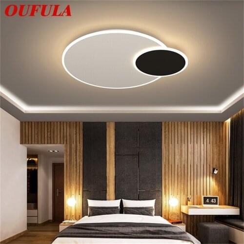 OUFULA Nordic Simple Ceiling Light Modern LED Lamp Fixtures Home Decorative For Living Dining Room