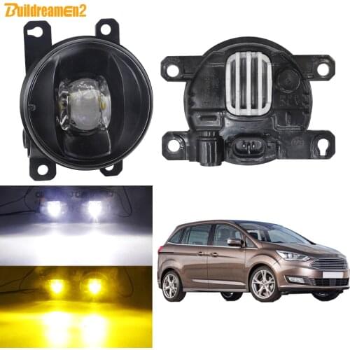 30W 8000LM Fog Light Assembly Car Front Bumper LED Lens Fog Lamp 12V For Ford Grand C-Max MPV 2010 2011 2012 2013 2014 2015