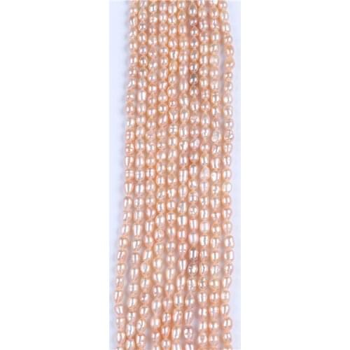 Cheap 5-6mm rice shape freshwater pearl strands for sale
