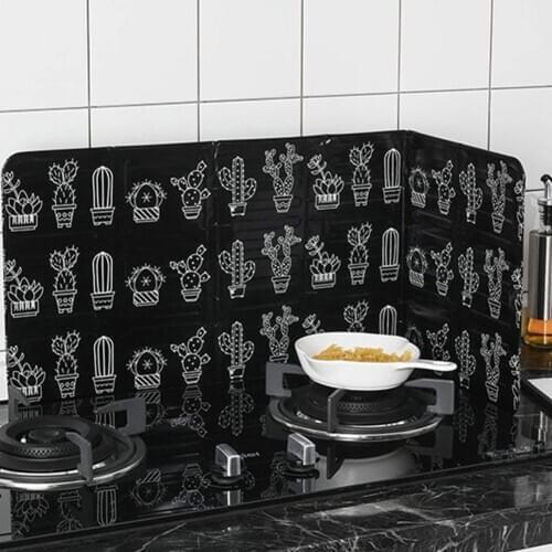 Folding Splatter Splash Guard Frying Folding Oil Splatter Stove Splash Shield Stove Shield Gas Panels For Kitchen Proof Pro C3F3