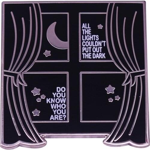 Lights Up Hard Enamel Pins Collect Do you know who you are? Metal Cartoon Brooch Backpack Collar Lapel Badges Fashion Jewelry