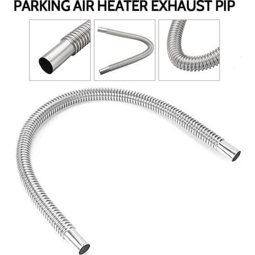 1PC Car Heater Stainless Steel Exhaust Pipe Parking Heater Fuel Tank Exhaust Pipe Air Heater Tank