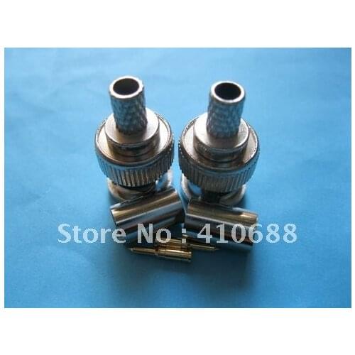 10 Set 3-piece BNC Male Crimp Connector RG59 Hot Sale HIGH Quality