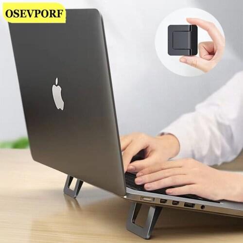2PCS Portable Laptop Stand Pad Mini Folding Holder For Notebook Cooler Bracket Cooling Pad Laptop Heat Reduction Frame Accessory