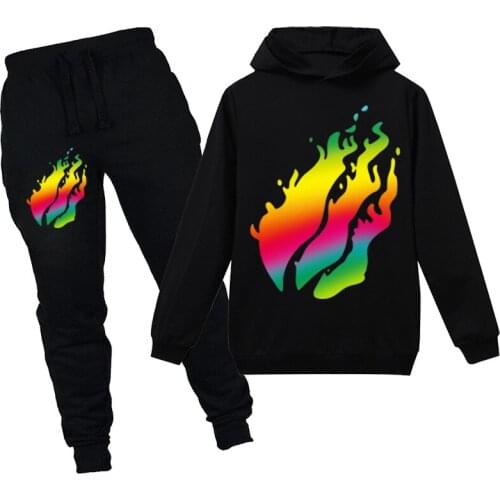 Kids Prestonplayz Children Clothing Hoodies Pants 2pcs Sets Baby Sweatshirt Boys Long Sleeves Girls Clothes Casual sports suit